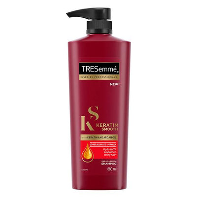 TRESemmé Keratin Smooth Shampoo 580ml+ Conditioner 190 ml + Serum 100ml