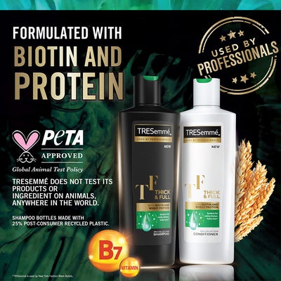 TRESemmé Thick and Full Shampoo 580ml + Conditioner 190ml