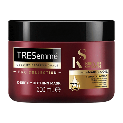 TRESemmé Keratin Smooth Shampoo 580ml + Conditioner 190 ml + Mask 300ml + Serum 100ml