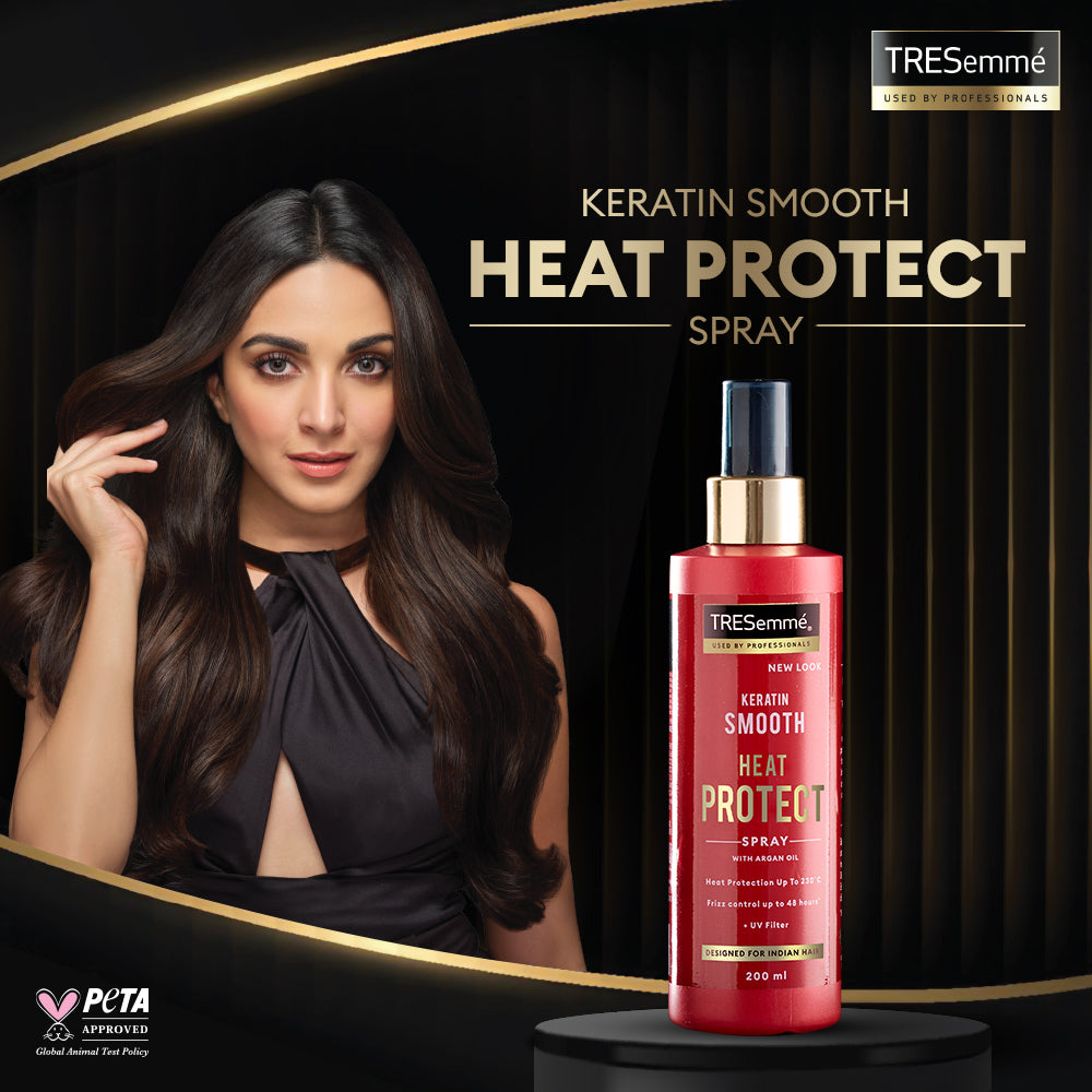 TRESemme Keratin Smooth Heat Protect Spray, Ideal for Heat Styling 200 ml