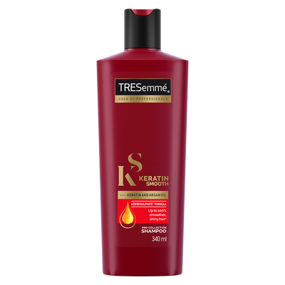 TRESemmé Keratin Smooth Shampoo 340ml + Conditioner 340ml + Mask 300ml + Serum 100ml