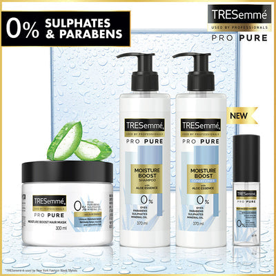 TRESemmé Pro Pure Moisture Boost Shampoo 390ml + Mask 300ml + Serum 60ml