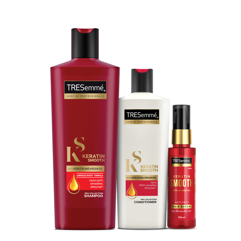 Try TRESemm Keratin Smooth Shampoo 340ml Conditioner 190 Ml Serum try-tresemm-keratin-smooth-shampoo-340ml-conditioner-190-ml-serum