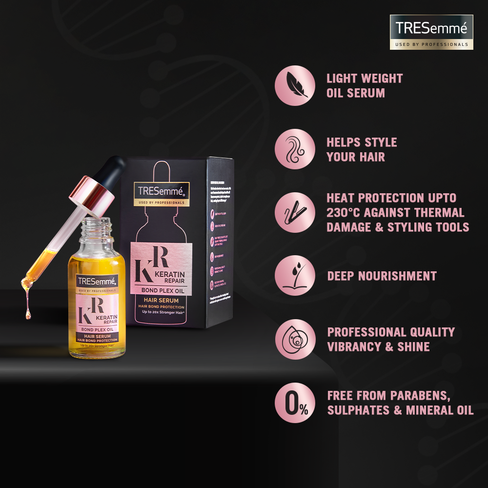 Information about TRESemmé Keratin Repair Bond Plex Oil Hair Serum 30ml