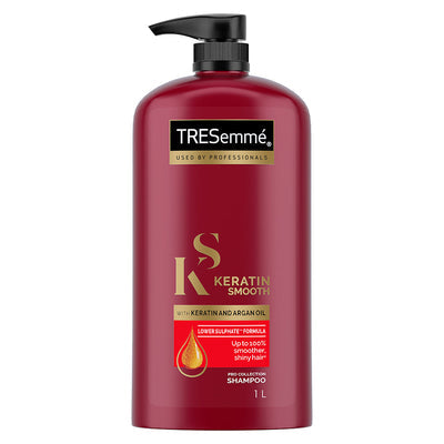 TRESemmé Keratin Smooth Shampoo 1000ml + Conditioner 190 ml + Serum 100ml