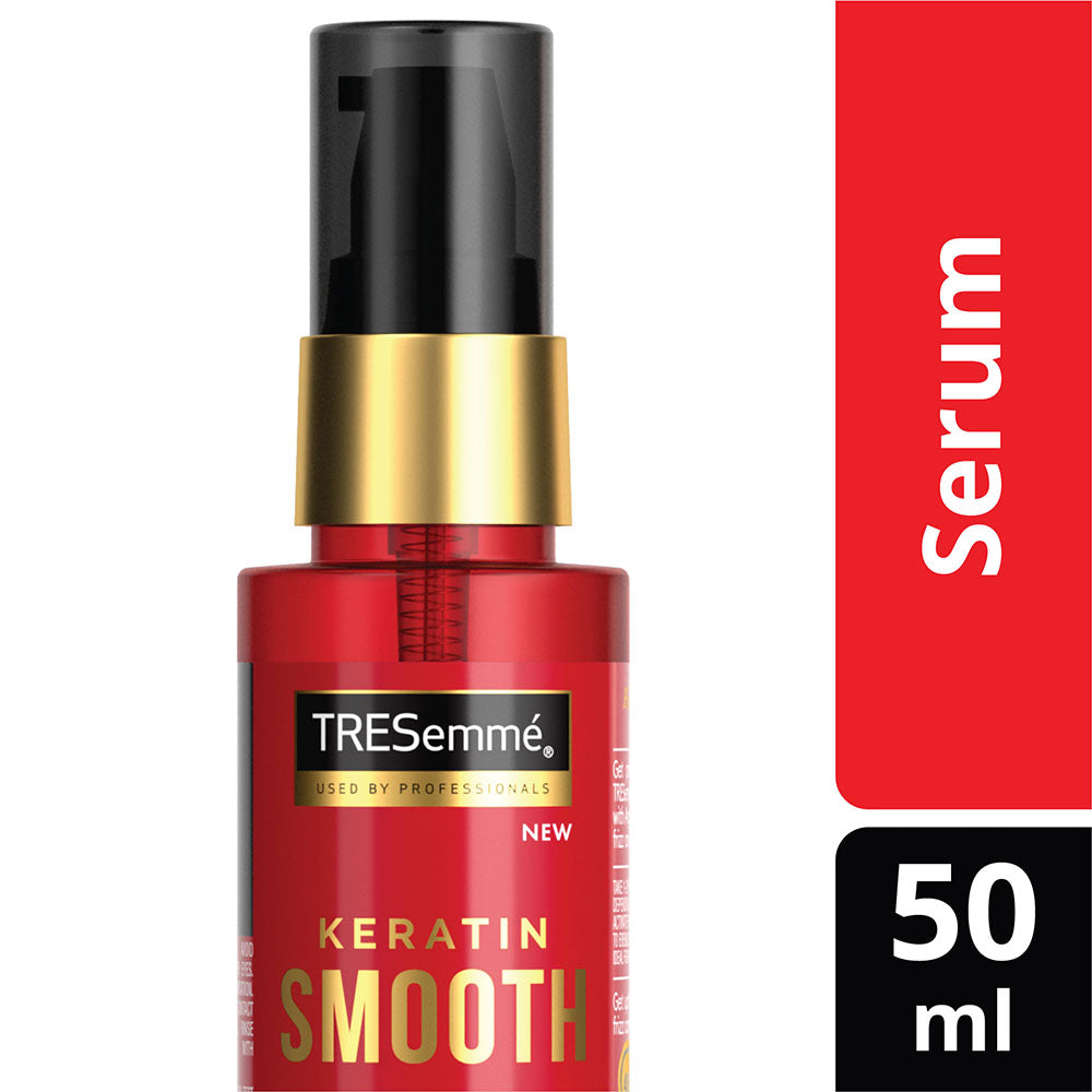 Shop 50ml TRESemmé Keratin Smooth Hair Serum for Frizz Free Hair | TRESemmé