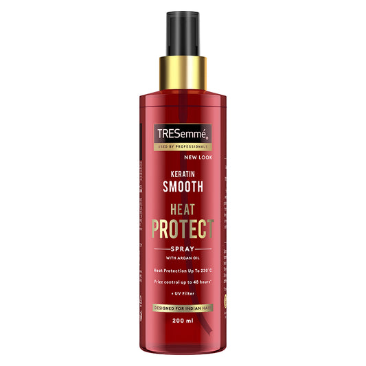 TRESemme Keratin Smooth Heat Protect Spray, Ideal for Heat Styling, 200 ml