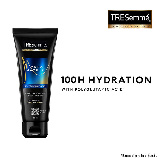 TRESemme Hydra Matrix Conditioner | Polyglutamic Acid for 100H of Hydrated, Fluid Hair, Paraben Free