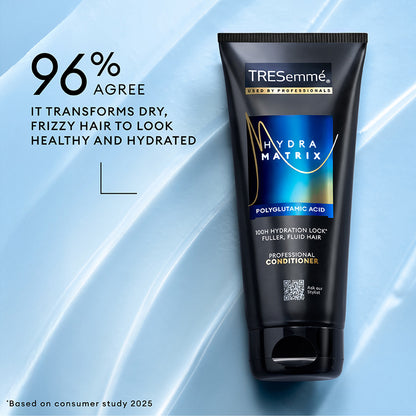 TRESemme Hydra Matrix Conditioner | Polyglutamic Acid for 100H of Hydrated, Fluid Hair, Paraben Free