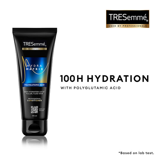 TRESemme Hydra Matrix Conditioner | Polyglutamic Acid for 100H of Hydrated, Fluid Hair, Paraben Free