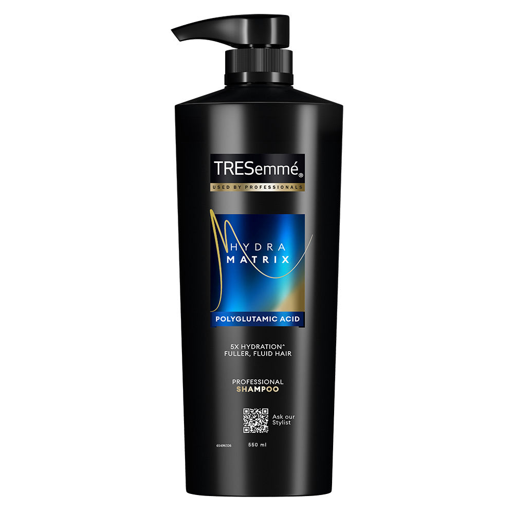 TRESemme Hydra Matrix Shampoo | Polyglutamic Acid for 100H of Hydrated, Fluid Hair, Paraben Free