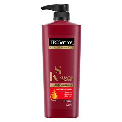 TRESemmé Keratin Smooth Shampoo 580ml + Conditioner 190ml+ Serum 50ml