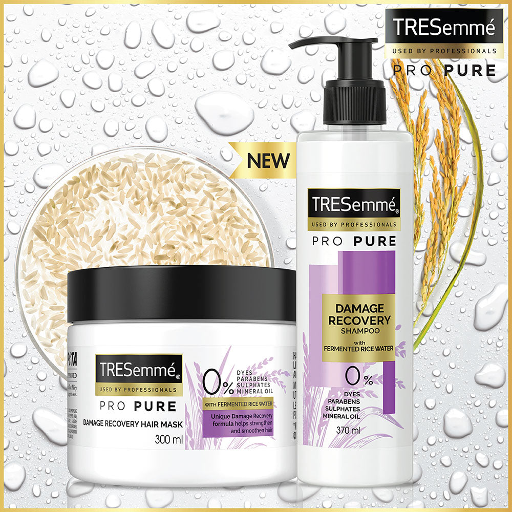 TRESemmé Pro Pure Damage Recovery Shampoo 370ml + Mask 300ml