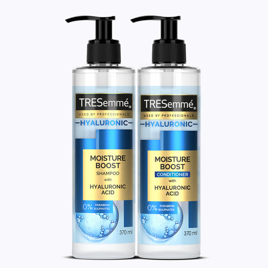 TRESemmé Moisture Boost with Hyaluronic Acid: Shampoo 370ml + Conditioner 370ml