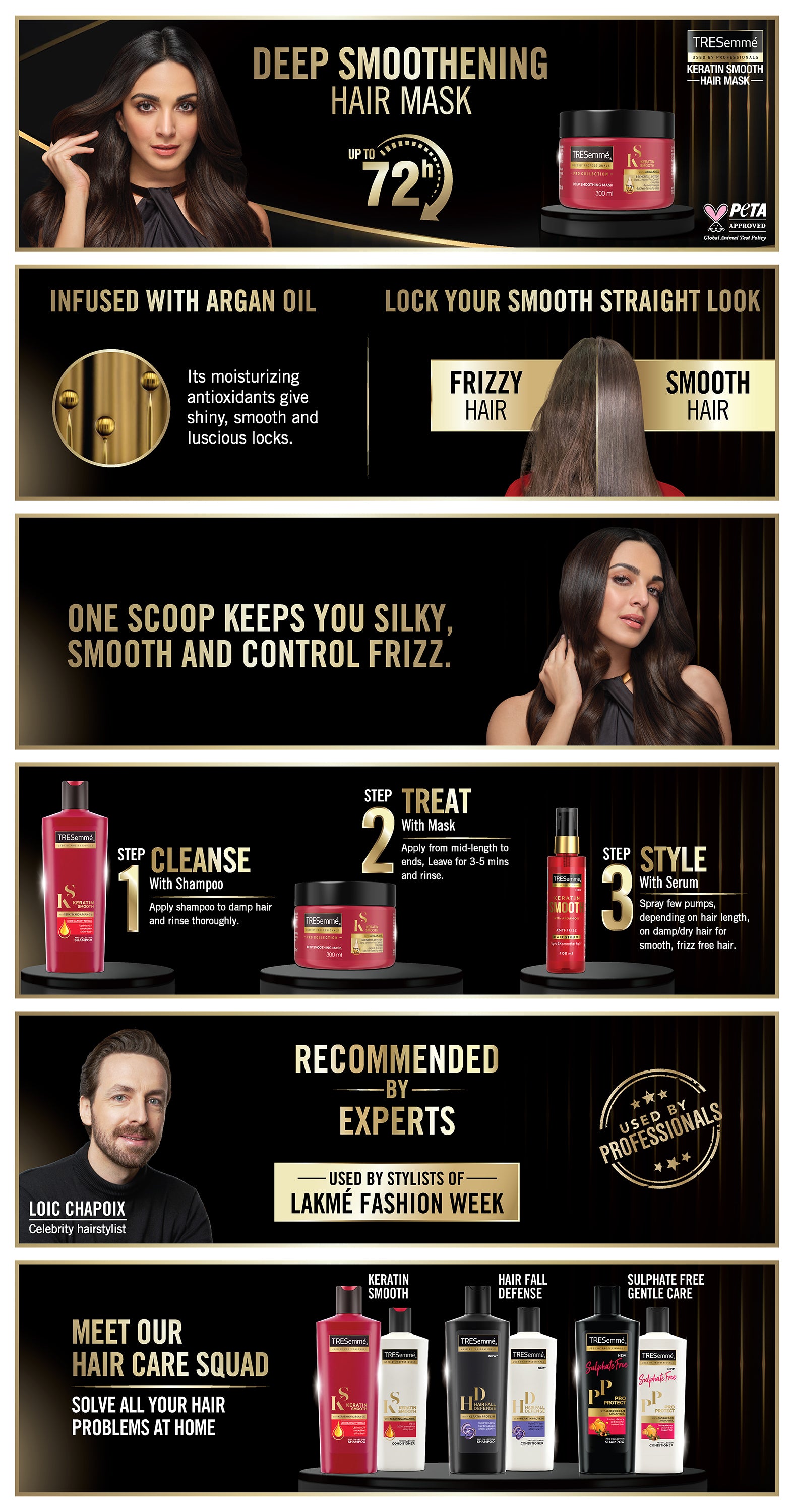 Try TRESemmé Keratin Smooth Deep Smoothing Mask for Shiny Hair